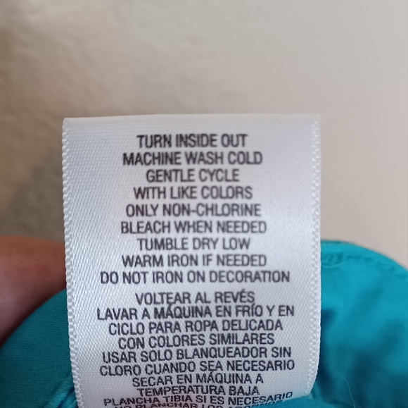 NWT Nicki Minaj Blue Mid Rise Shorts Size 13/14 - Picture 11 of 12